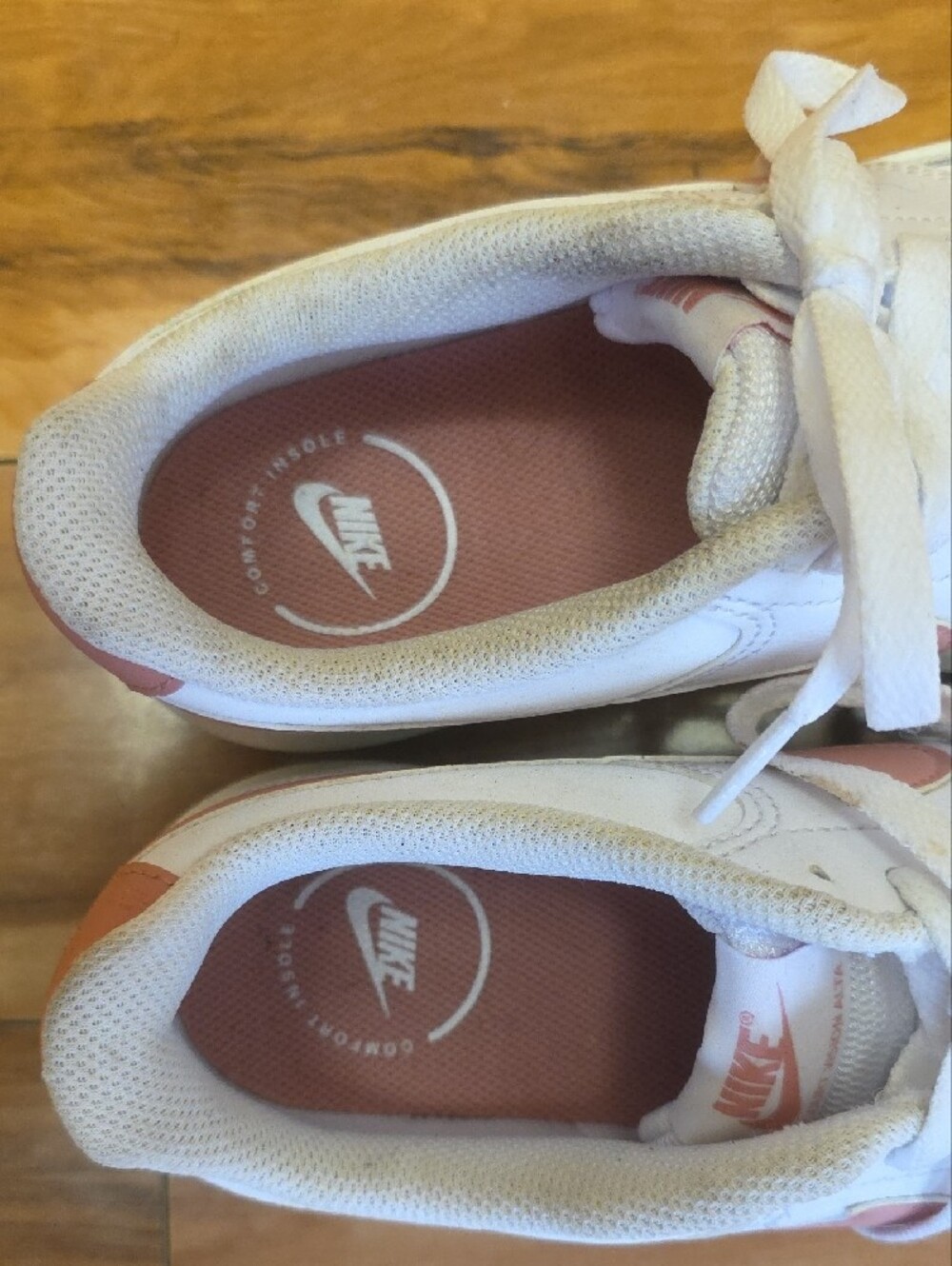 Nike Court Vision Alta Platform Sneakers White Pink Women's Size 9.5 - Picture 4 of 15